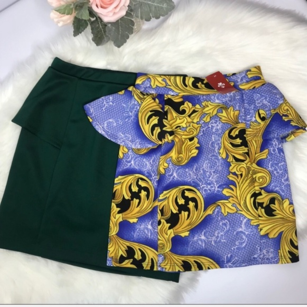 Forever 21 Mini Peplum Skirt